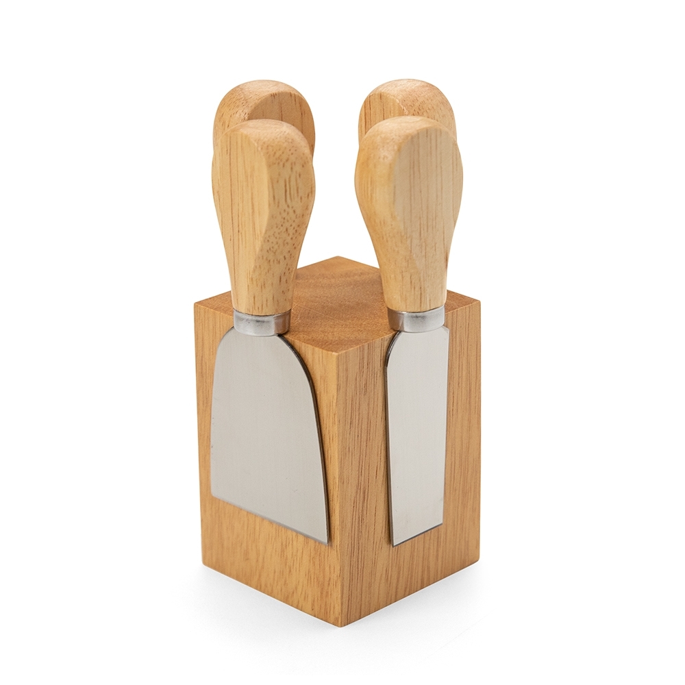 Kit Queijo 4 Pçs C/ Cepo Magnetico