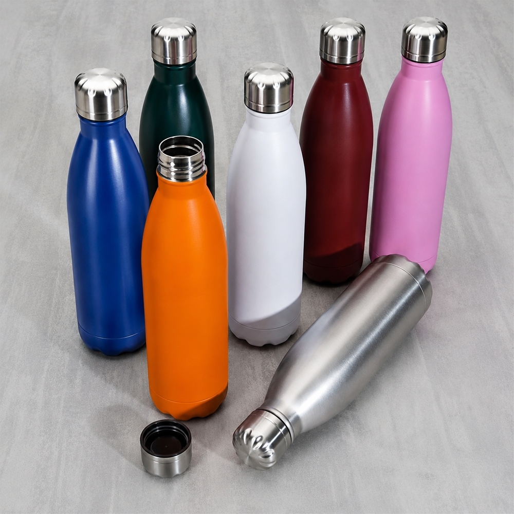 Garrafa 750 mL inox Tampa Prata