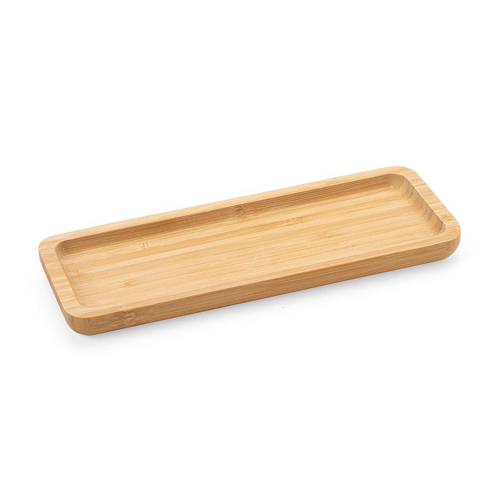 Petisqueira Retangular de Bambu 26*10Cm