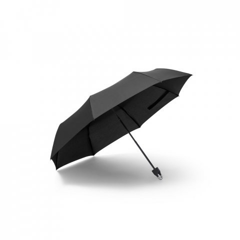 ARON. Guarda-chuva, dobrável, de 21'' em poliéster 100% reciclado pongee 190T