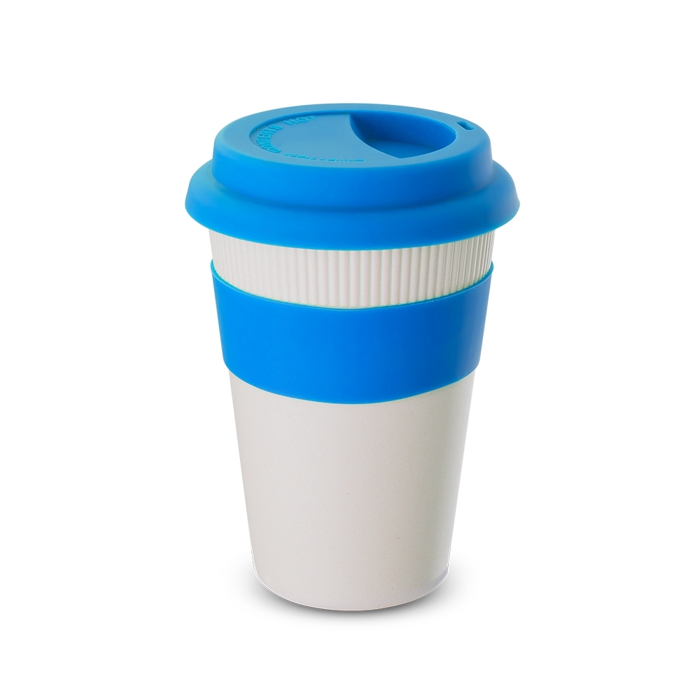 Copo Fibra Bambu C/ Tampa 450 mL