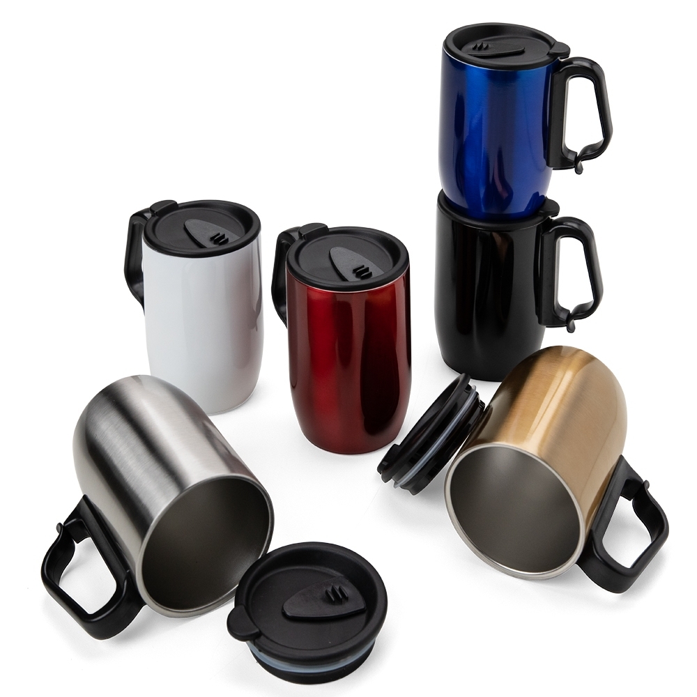 Caneca inox Parede Dupla 350 mL