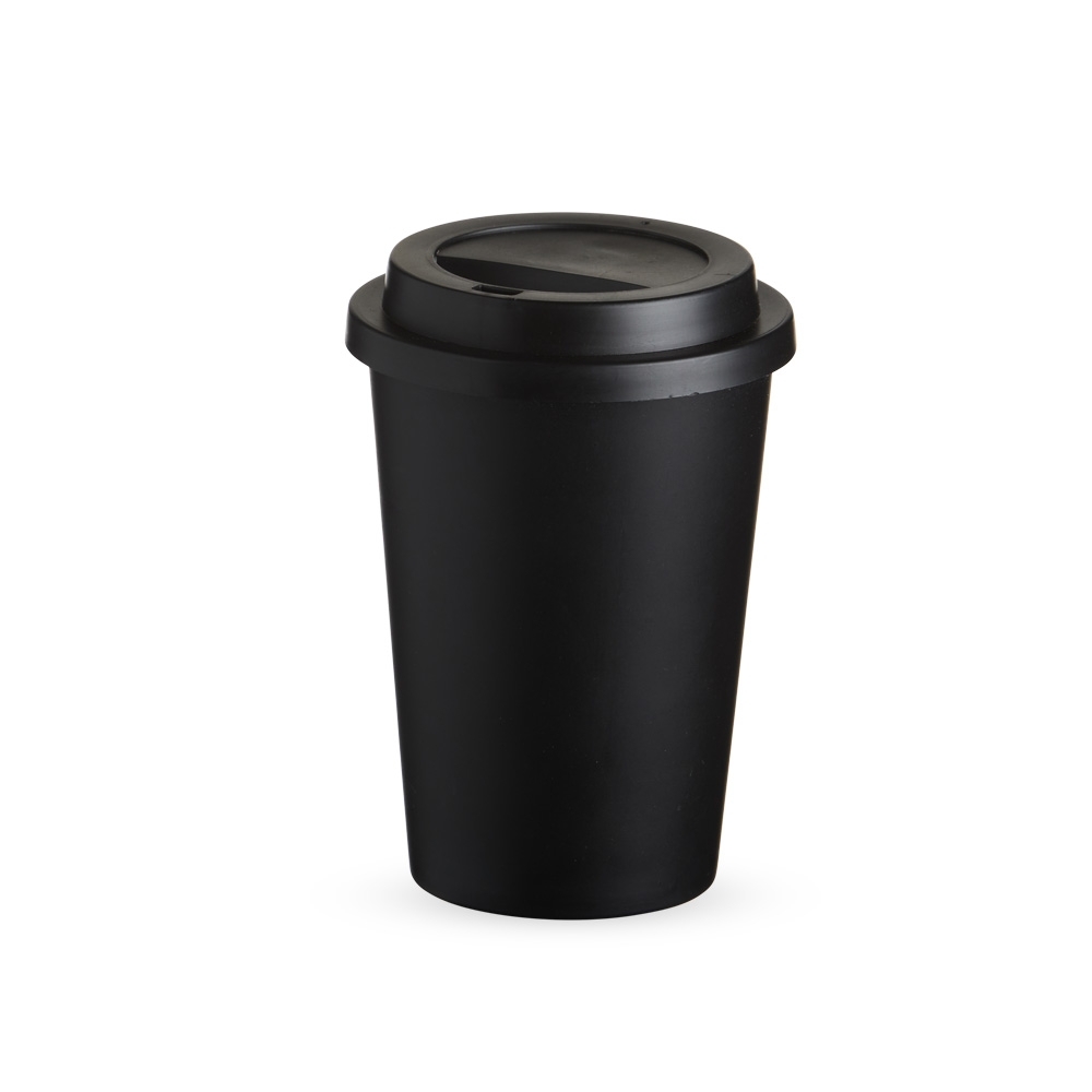 Copo Fibra de Arroz C/ Tampa 450 mL