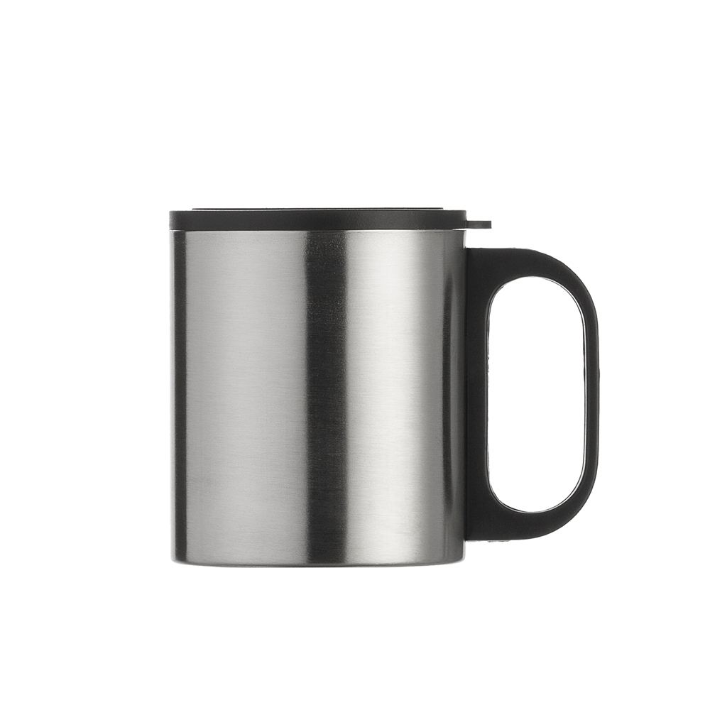 Caneca inox 180 mL C/ Tampa